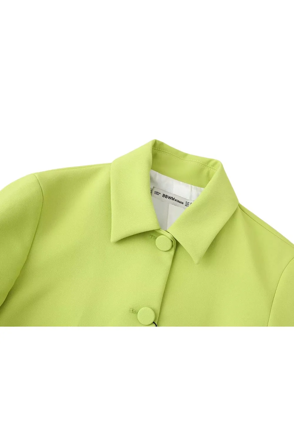 ' Jason' Minimalist Pocket-Detail Short Coat