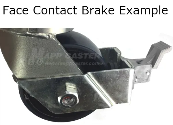 6" x 3" Forged Steel Wheel Swivel P71 Caster - 5,400 Lbs Capacity