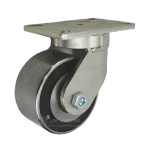 6" x 3" Forged Steel Wheel Swivel P71 Caster - 5,400 Lbs Capacity