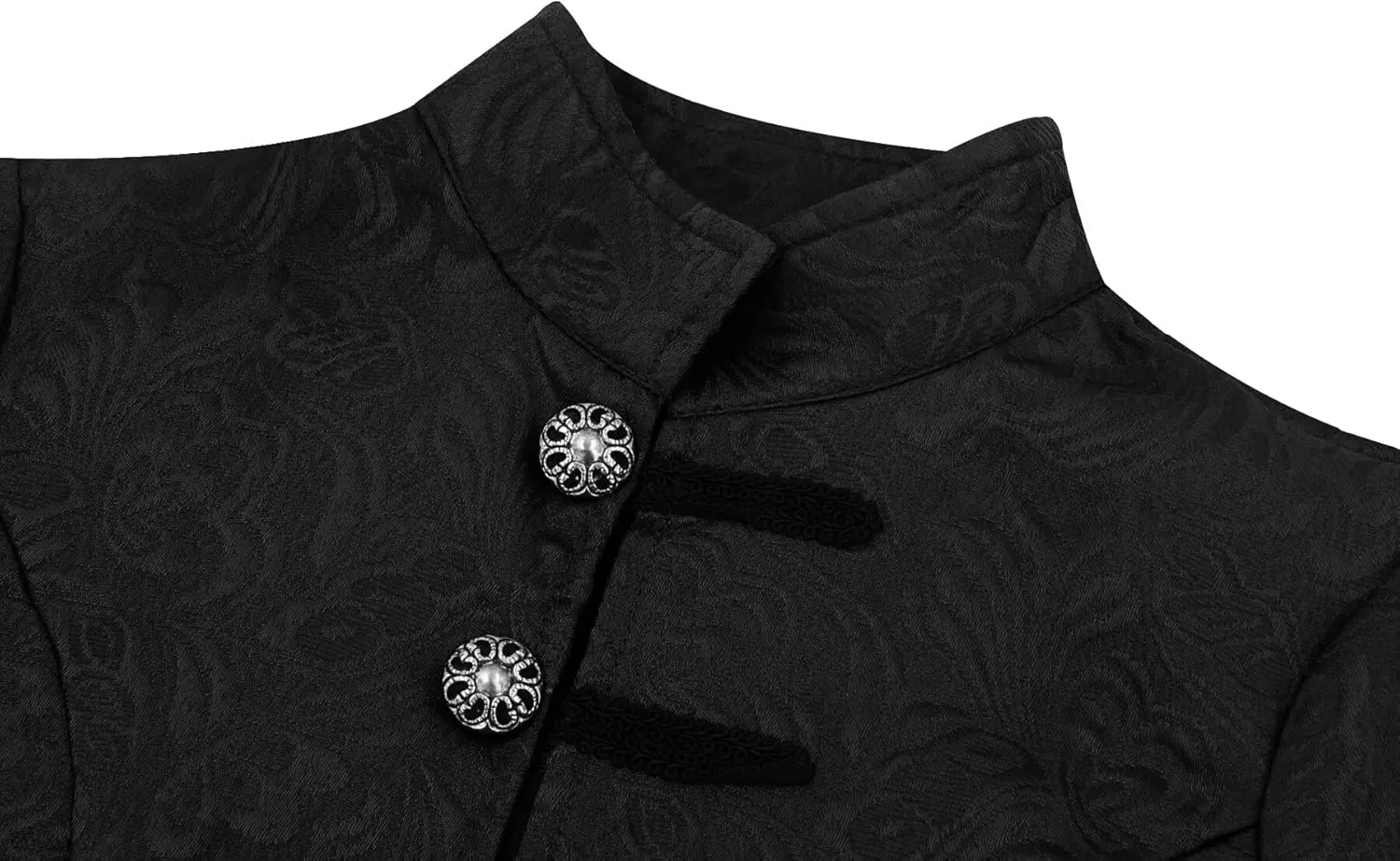 AIEOE Kids Boys Steampunk Pirate Jackets Classic Halloween Cosplay Gothic Dovetail Coat Costume for School Musical