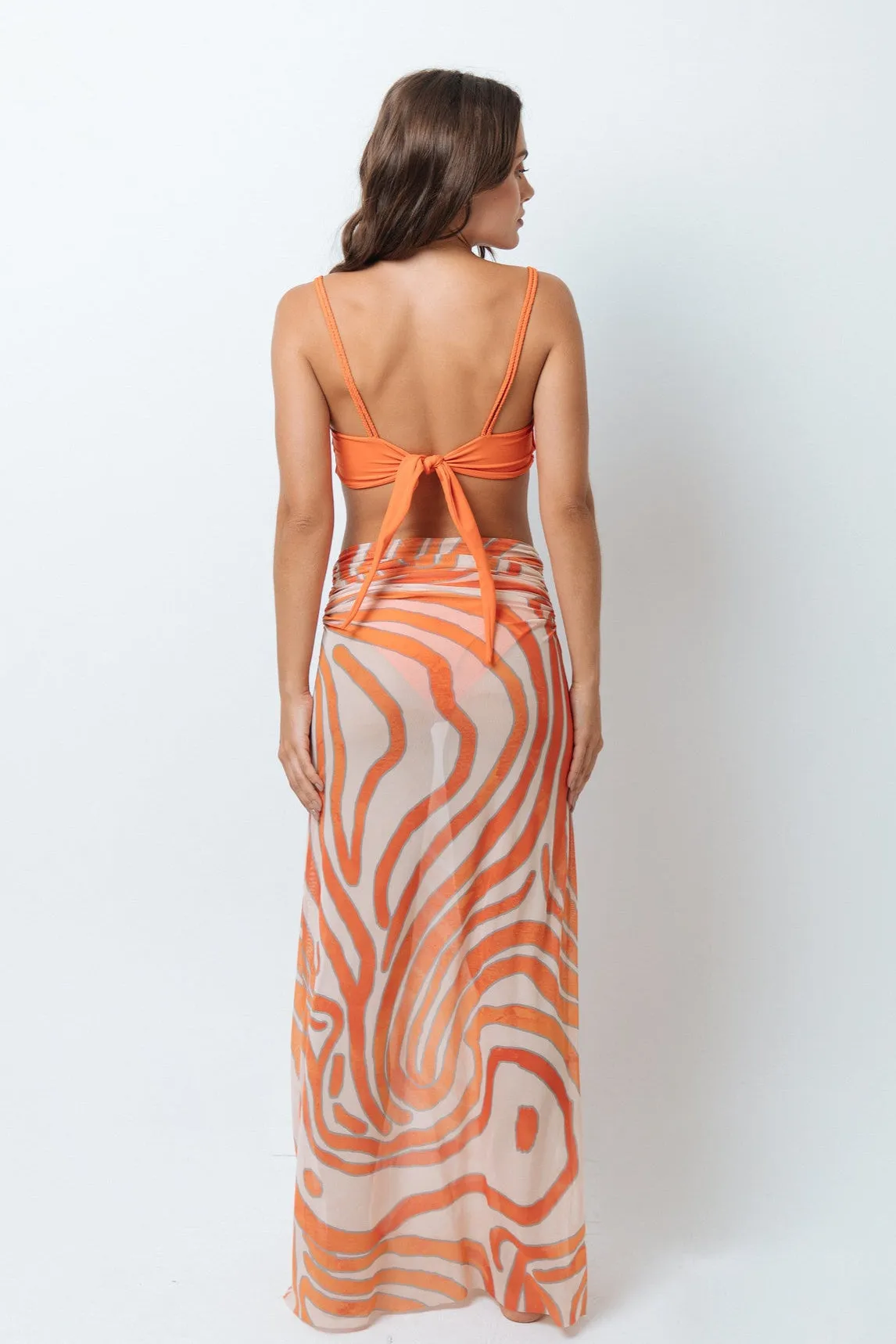 Alma Coral Skirt