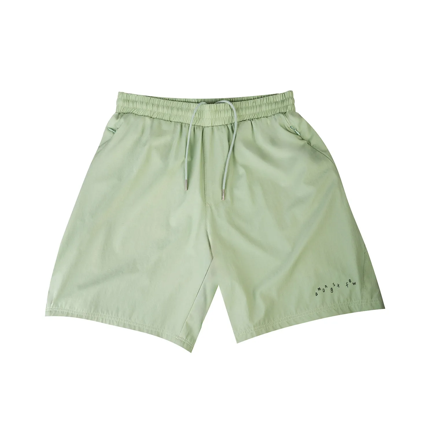 amongst few - Toddler Text Shorts (Sage)
