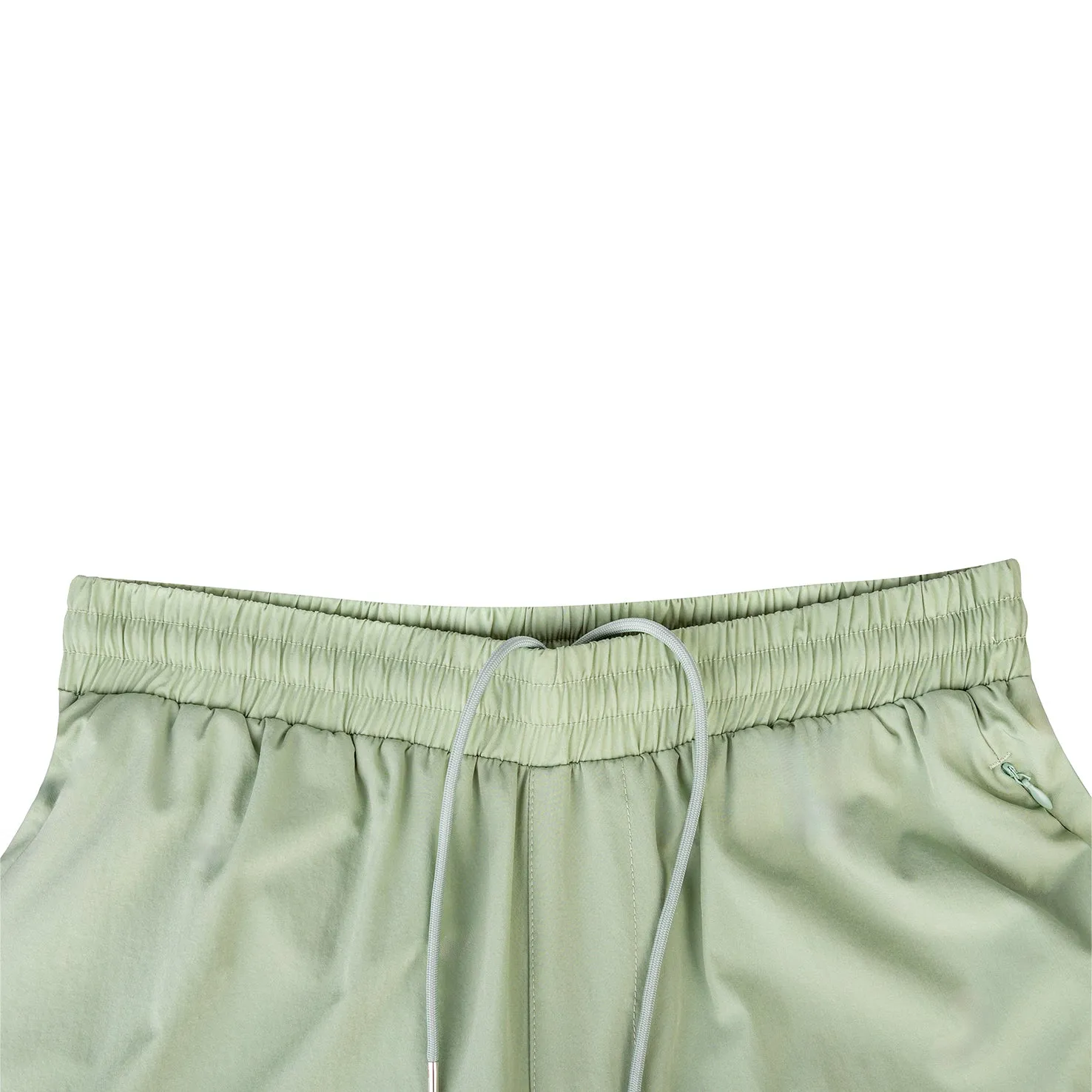 amongst few - Toddler Text Shorts (Sage)