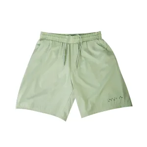 amongst few - Toddler Text Shorts (Sage)