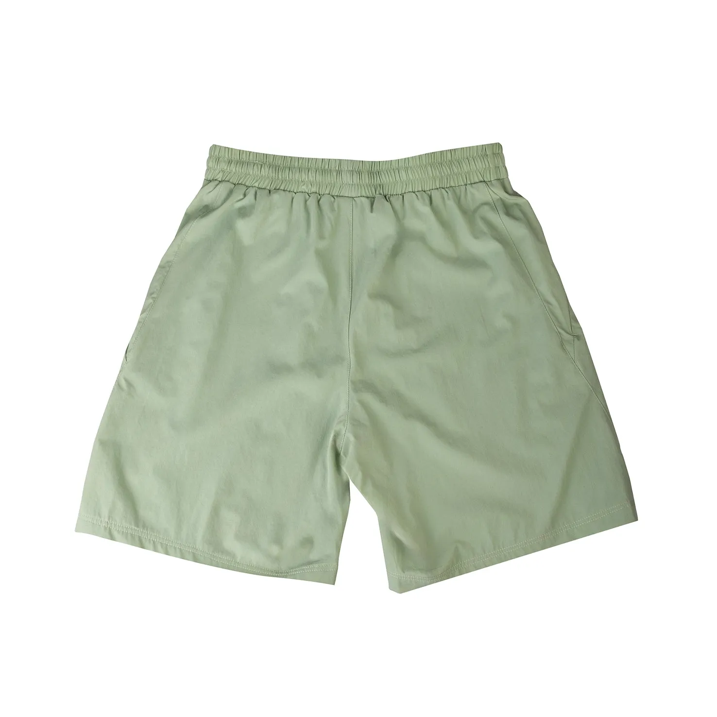 amongst few - Toddler Text Shorts (Sage)