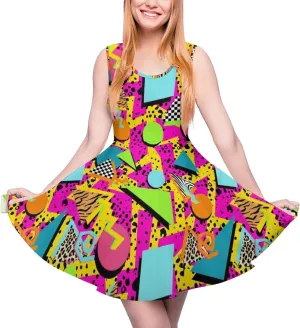 AMRANDOM Womens Summer Sundress Hawaii Beach Sleeveless Dress, XS-5XL