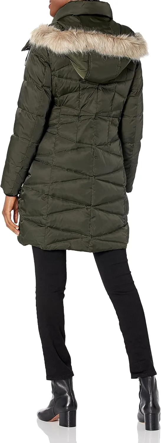 Andrew Marc Women's Malabar Fitted Down Coat