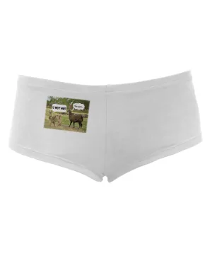 Angry Standing Llamas Women's Boyshorts by TooLoud