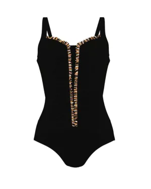 Anita Florintina Splash of Stripes Black Swimsuit