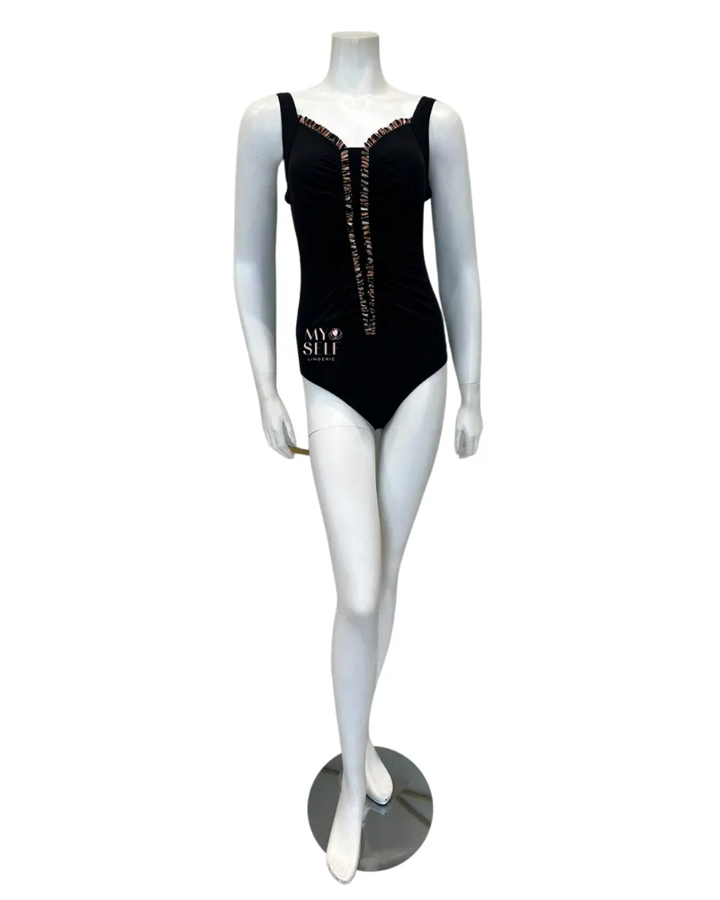 Anita Florintina Splash of Stripes Black Swimsuit