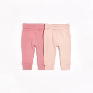 Barely Pink and Dusty Rose 2 Pack Pants