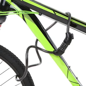 Bicycle Coded Wire Lock Anti-theft 5-Digit Coded Lock Anti-shear  Safety Cable Chain Lock Waterproof Bike Tyre Shackle