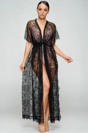 Black Lace Cover-Up