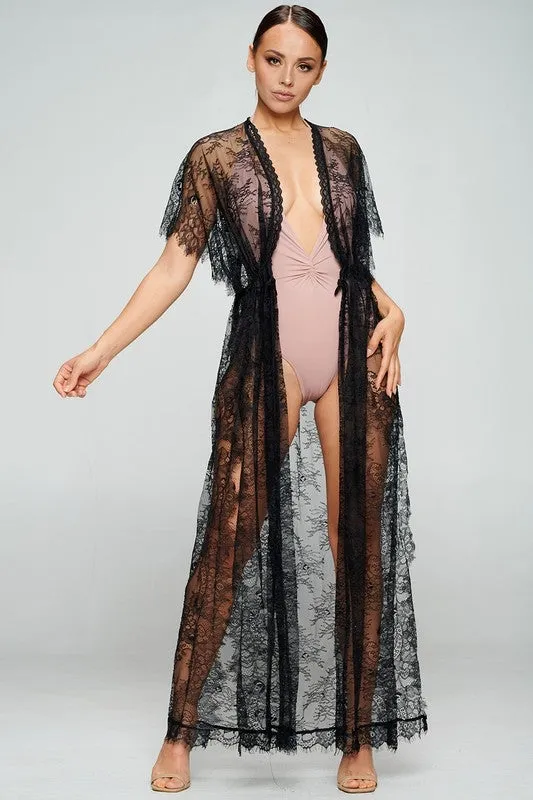 Black Lace Cover-Up