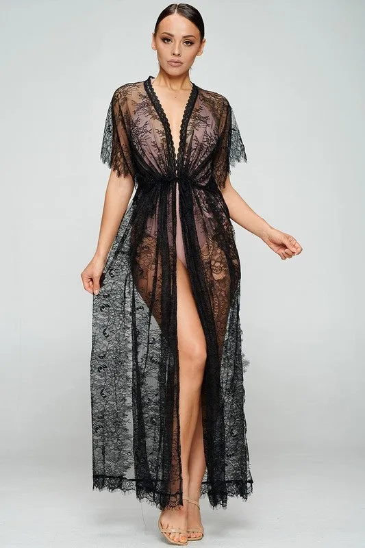 Black Lace Cover-Up