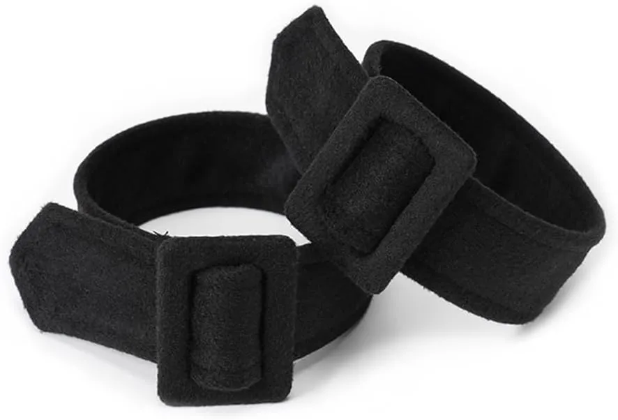 Black Tweed Coat Sleeve Band Faux Wool Cuff Straps Replacement for Winter Thick Trench Coat Jacket