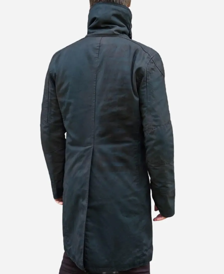 Blade Runner 2049 Officer K Trench Coat - Ryan Gosling Inspired Long Coat - Fallout Cosplay Outerwear