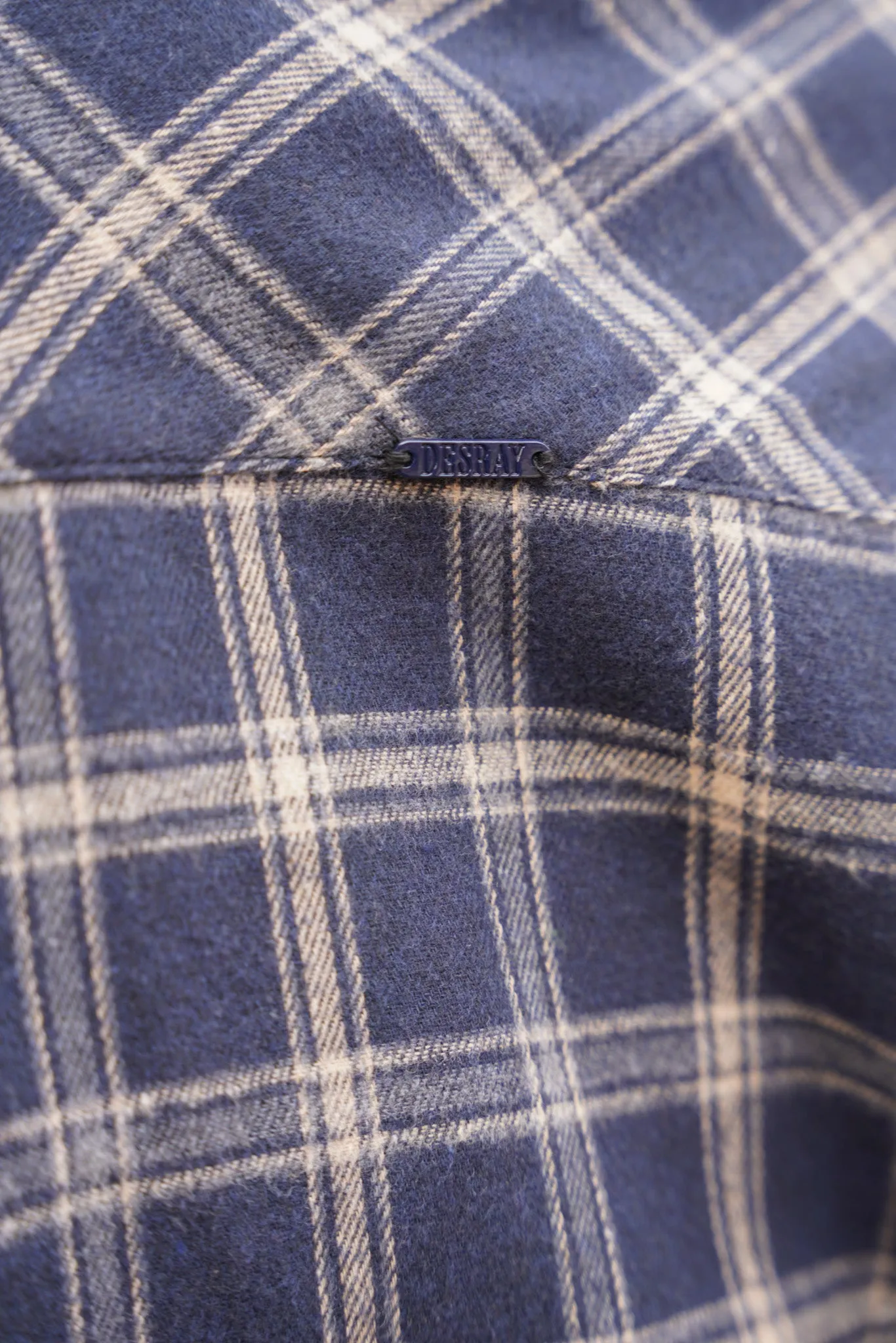 Blue Check Flannel Shirt