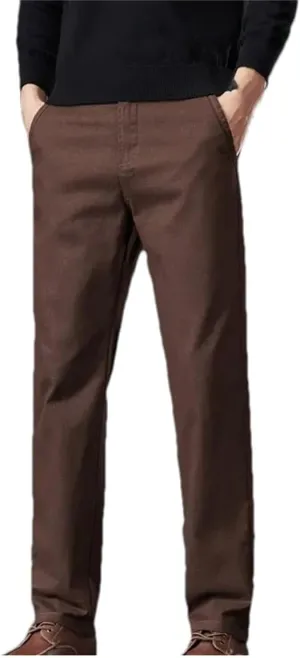 Business Casual Men's Pant Spring Autumn Slim Fit Straight Leg Pants