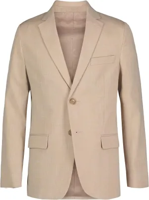 Calvin Klein Boys' Blazer Suit Jacket, 2 Single Breasted Closure, Buttoned Cuffs & Front Flap Pockets