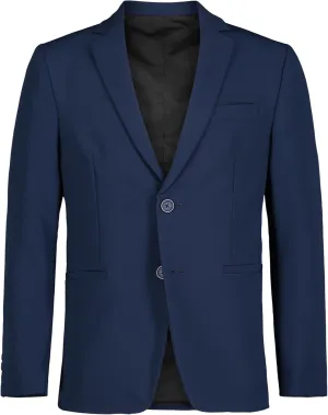Calvin Klein Boys' Blazer Suit Jacket, 2 Single Breasted Closure, Buttoned Cuffs & Front Flap Pockets
