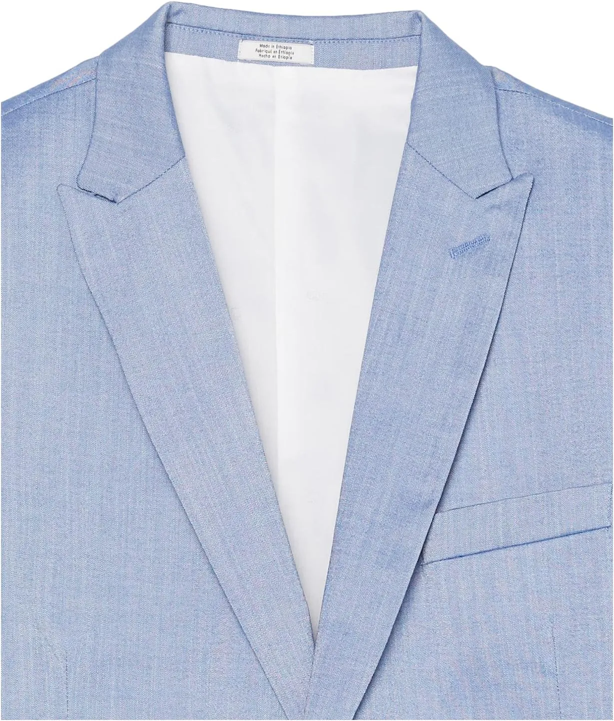 Calvin Klein Boys' Blazer Suit Jacket, 2 Single Breasted Closure, Buttoned Cuffs & Front Flap Pockets