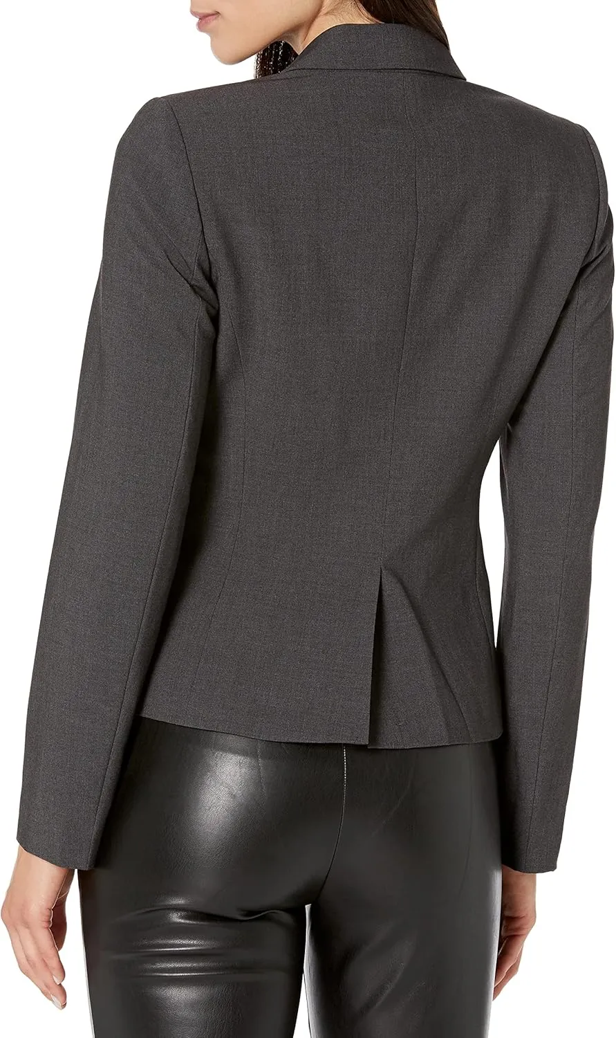 Calvin Klein Women's Two Button Lux Blazer (Petite, Standard, & Plus)