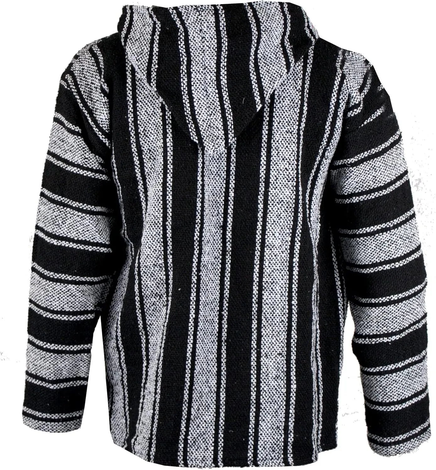 Canyon Creek Striped Woven Baja Jacket Coat Hoodie
