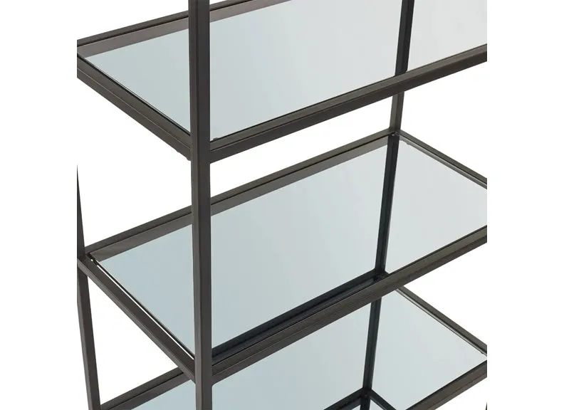 Chicago Smoked Glass Tall Bookcase