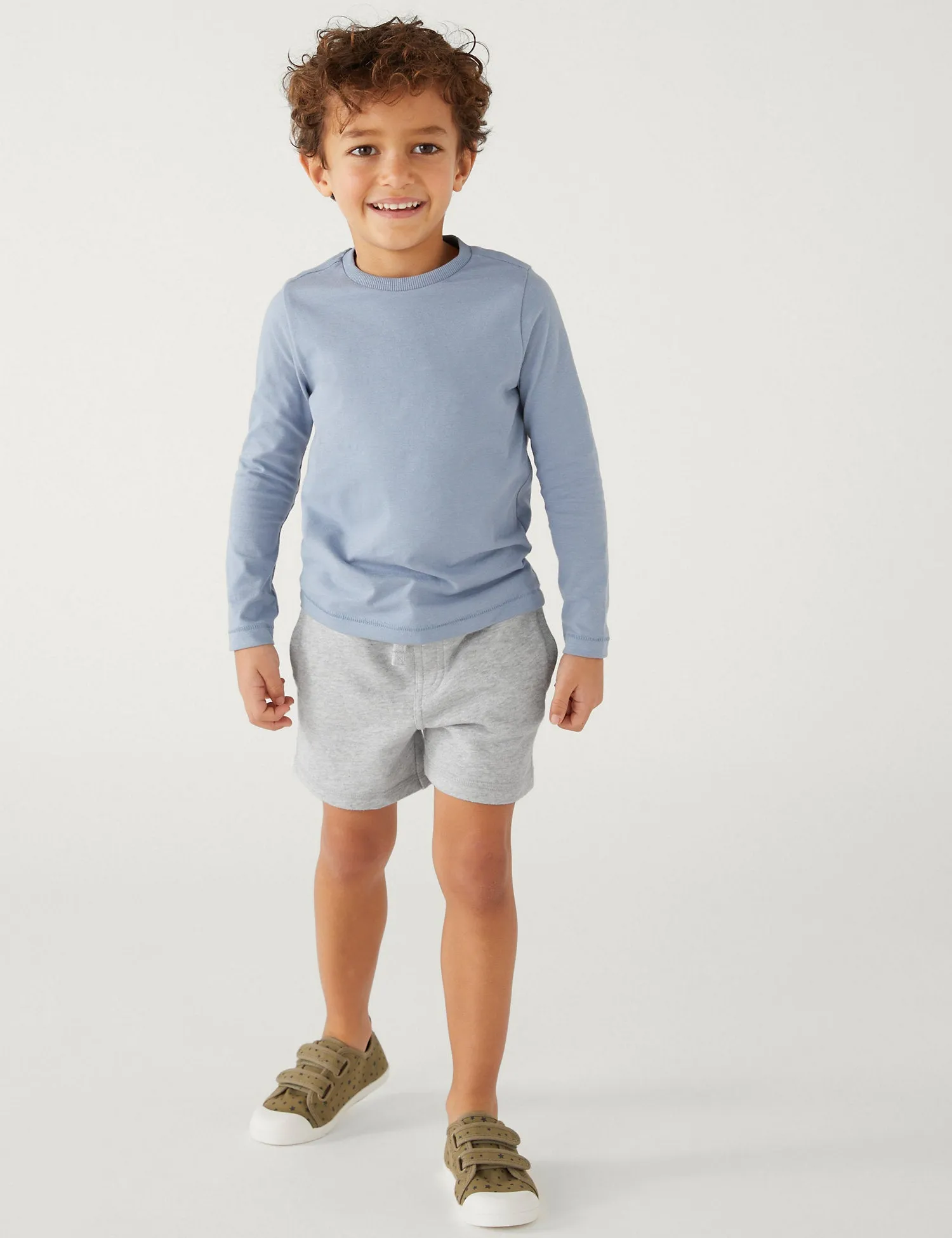 Cotton Rich Plain Shorts