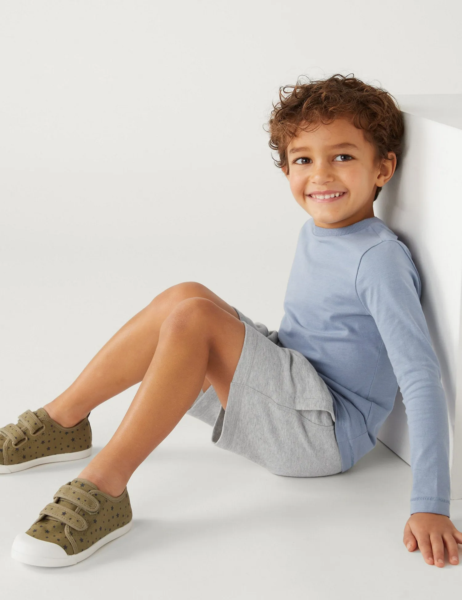 Cotton Rich Plain Shorts