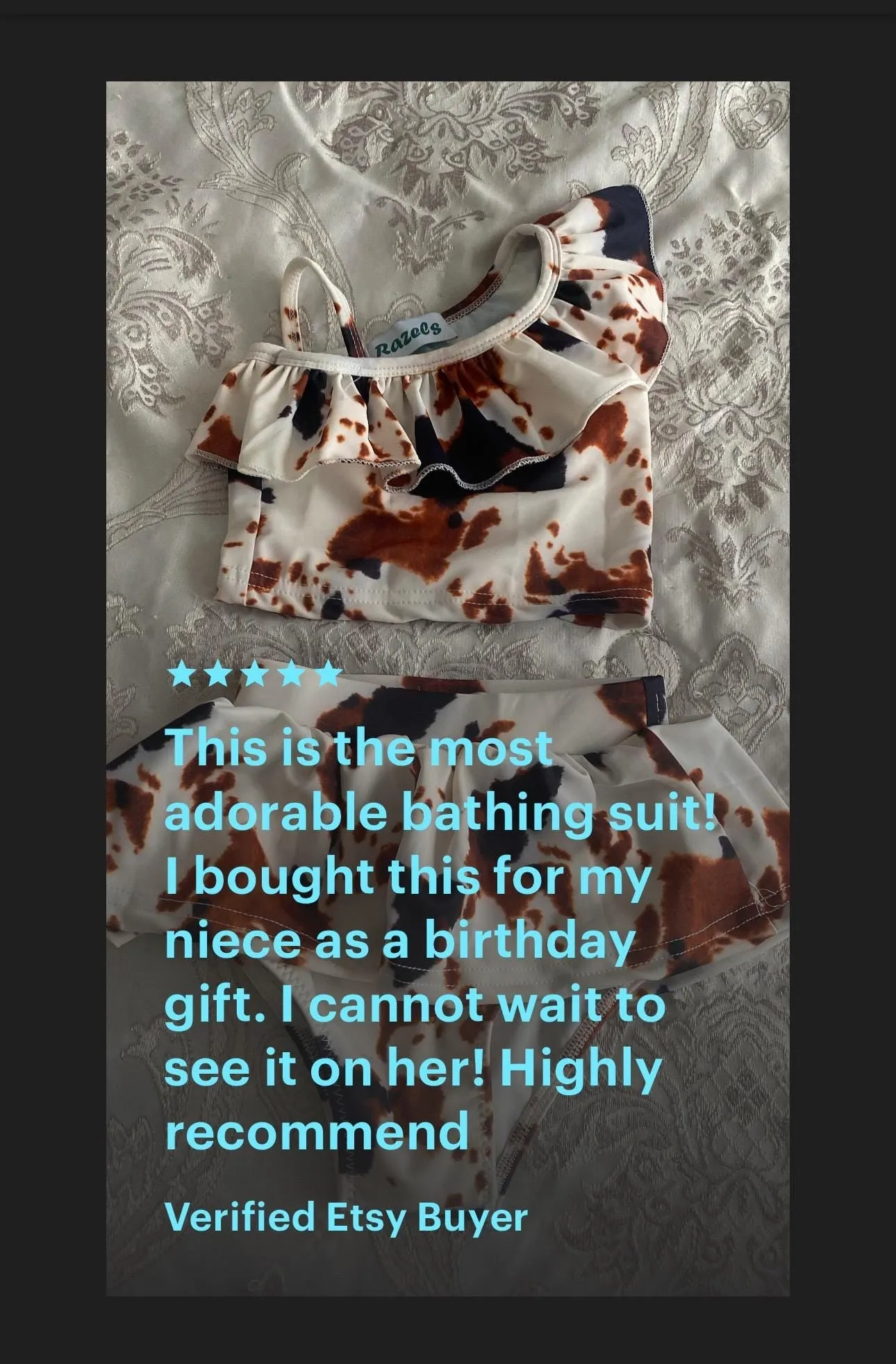 Cowprint Swimsuits, Western Swimsuits, COW PRINT Bikini