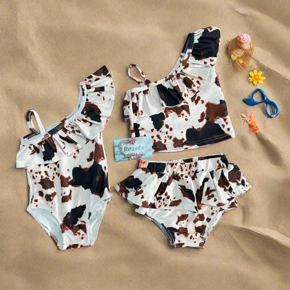 Cowprint Swimsuits, Western Swimsuits, COW PRINT Bikini