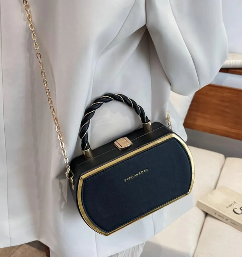 Crossbody Bag PU Leather Square bag for Women Top Handle Purses Satchel Handbags Shoulder Bag 2025