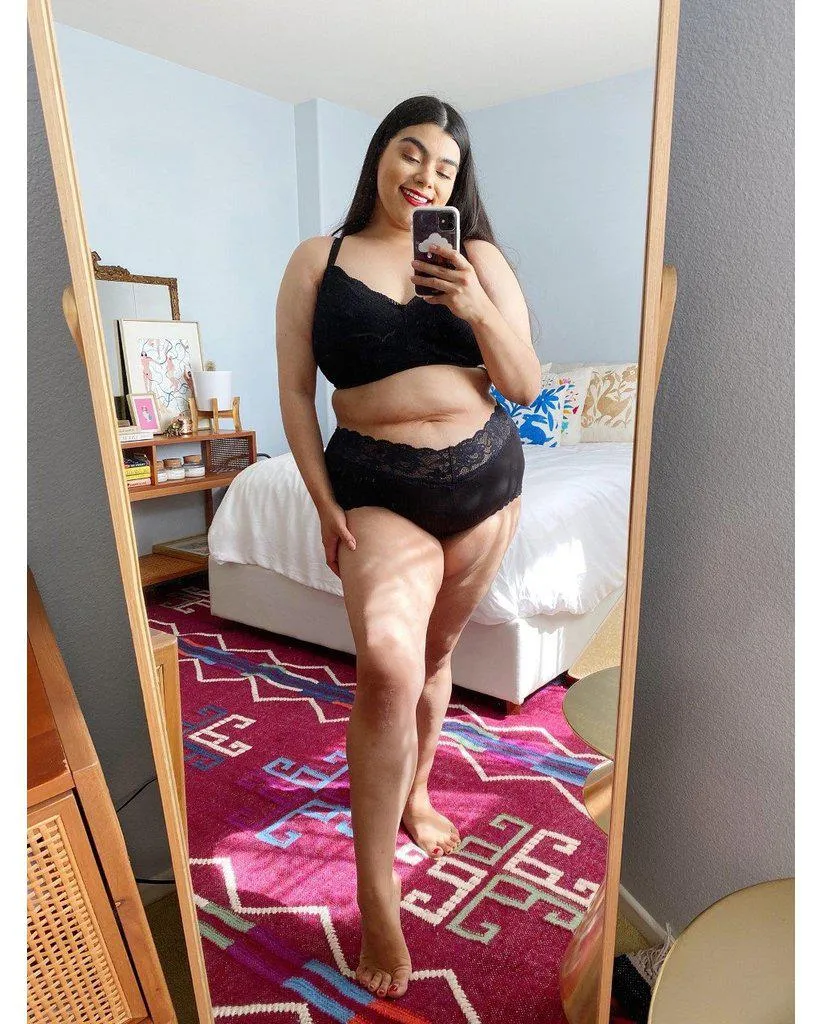 Curvy Boyshorts with Lace - Black *FINAL SALE*