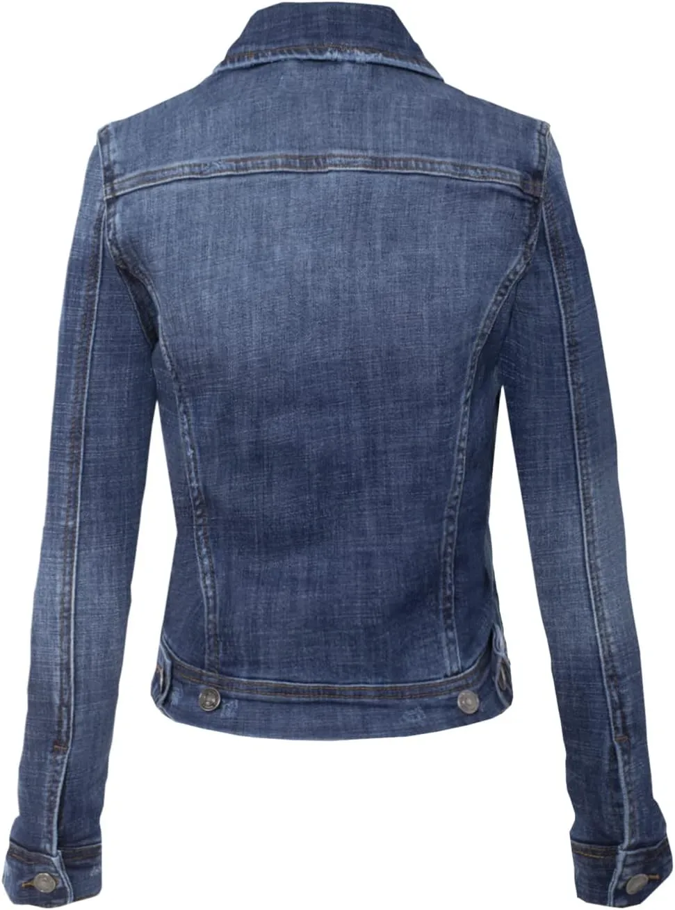 Design by Olivia Women's Classic Casual Vintage Denim Jean Jacket
