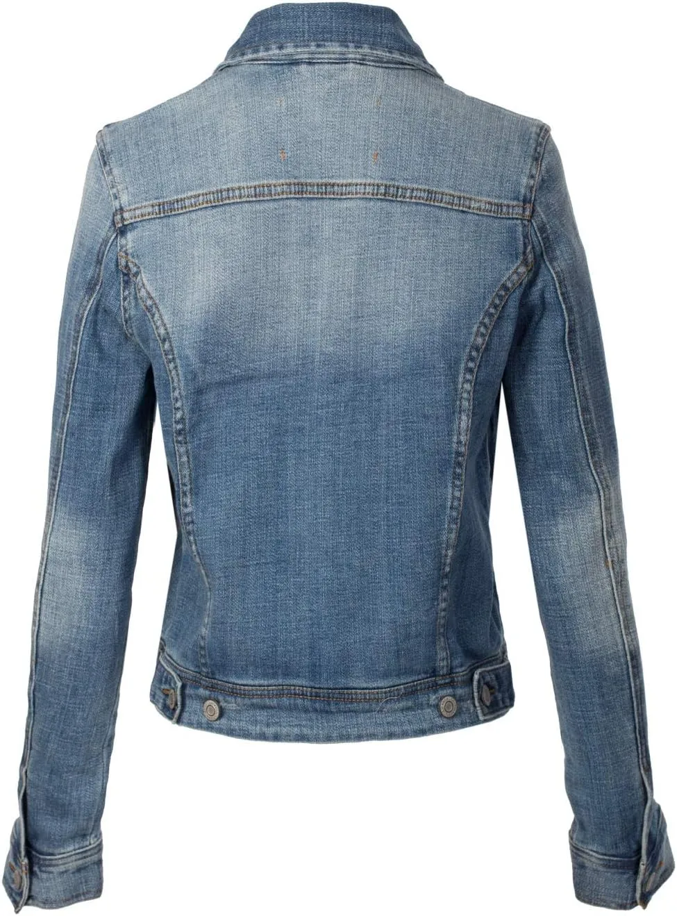 Design by Olivia Women's Classic Casual Vintage Denim Jean Jacket