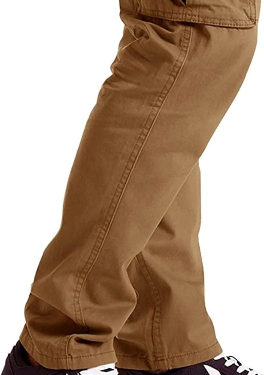 DGHM-JLMY Cargo Pants for Men Casual Multi Pockets Slim Fit Joggers Sweatpants Fashion Straight Leg Comfort Casual Pants