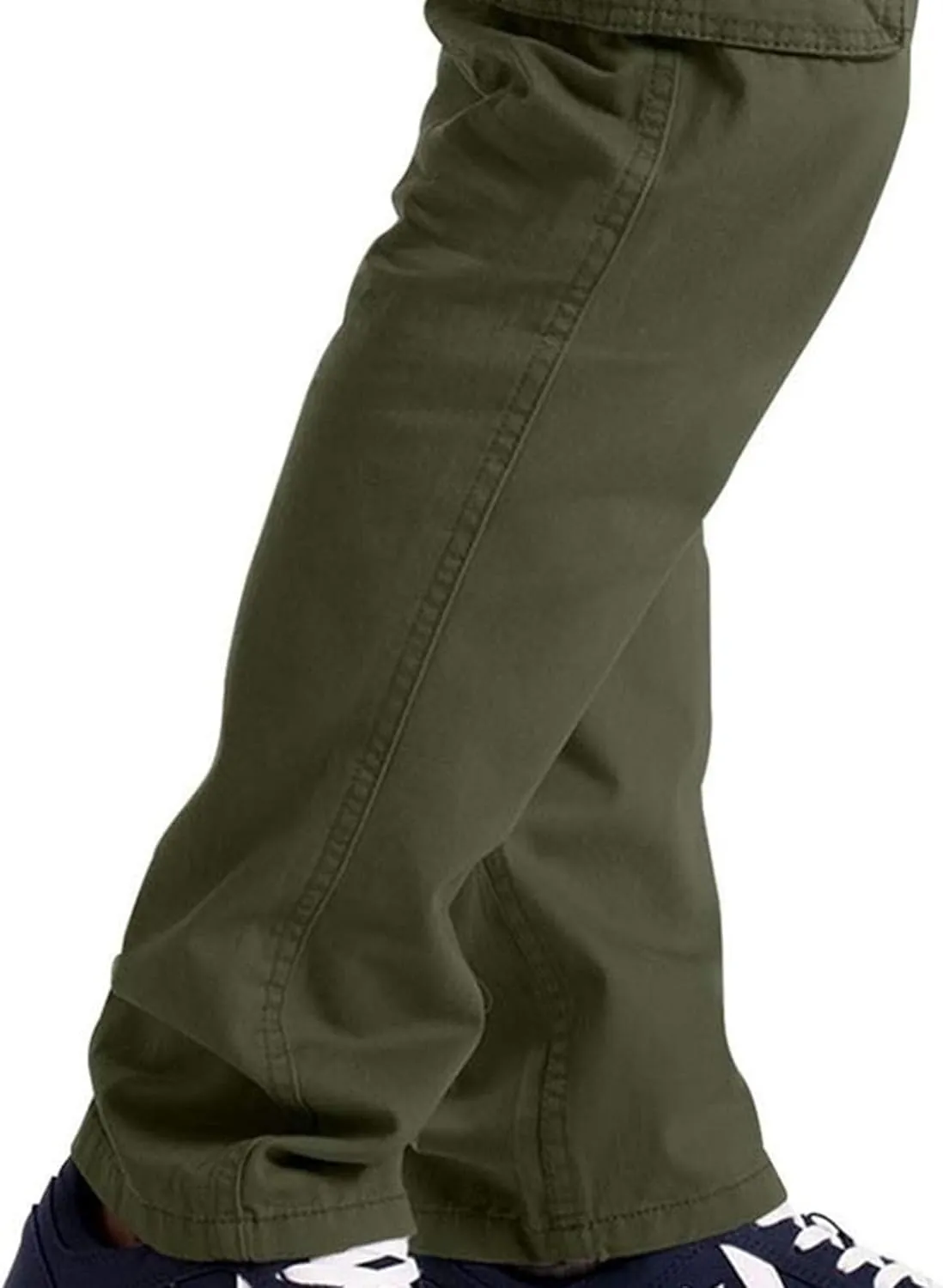 DGHM-JLMY Cargo Pants for Men Casual Multi Pockets Slim Fit Joggers Sweatpants Fashion Straight Leg Comfort Casual Pants