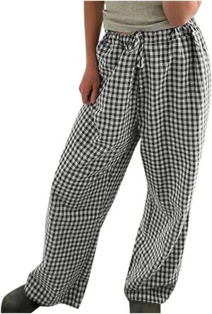 Dress Pants Women Wide Leg Casual High Waist Loose Elastic Pants Elastic Waist Breathable Vacation Comfort Trousers