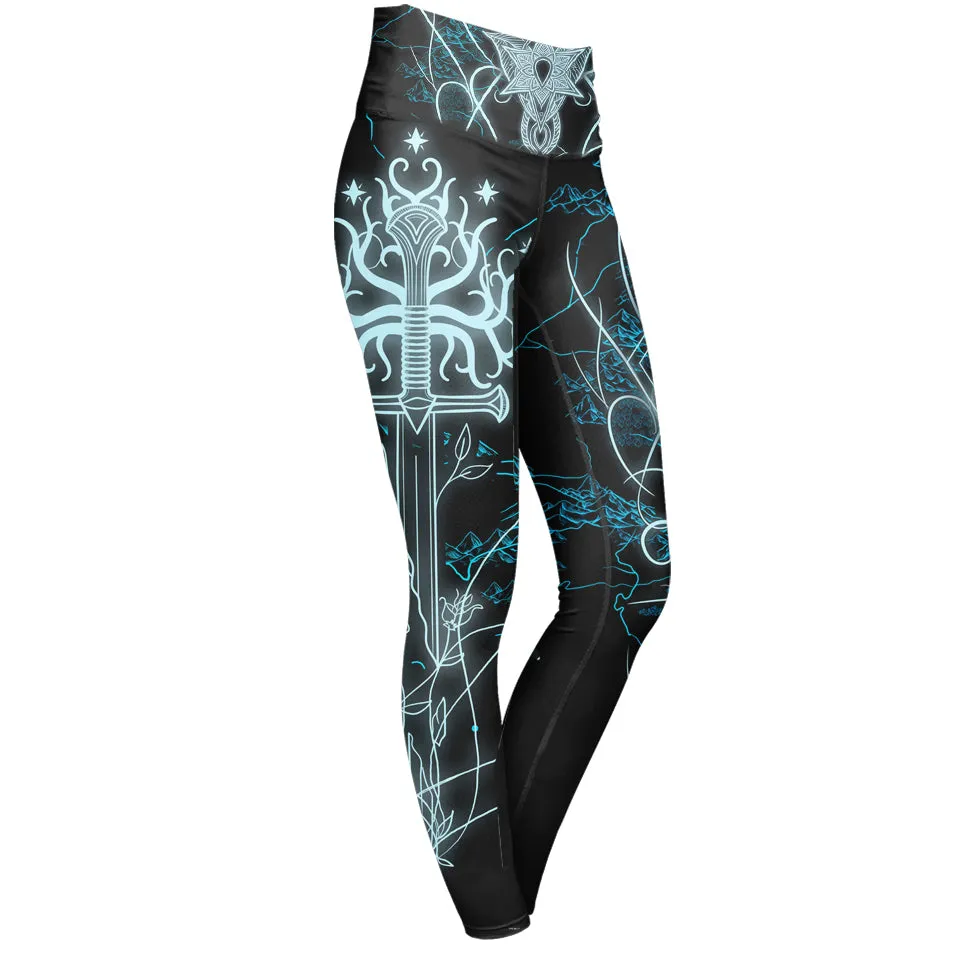 Elven High Waisted Leggings - Fantasy Edition