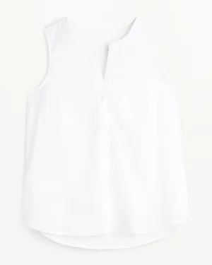 Ezra Sleeveless Blouse | White