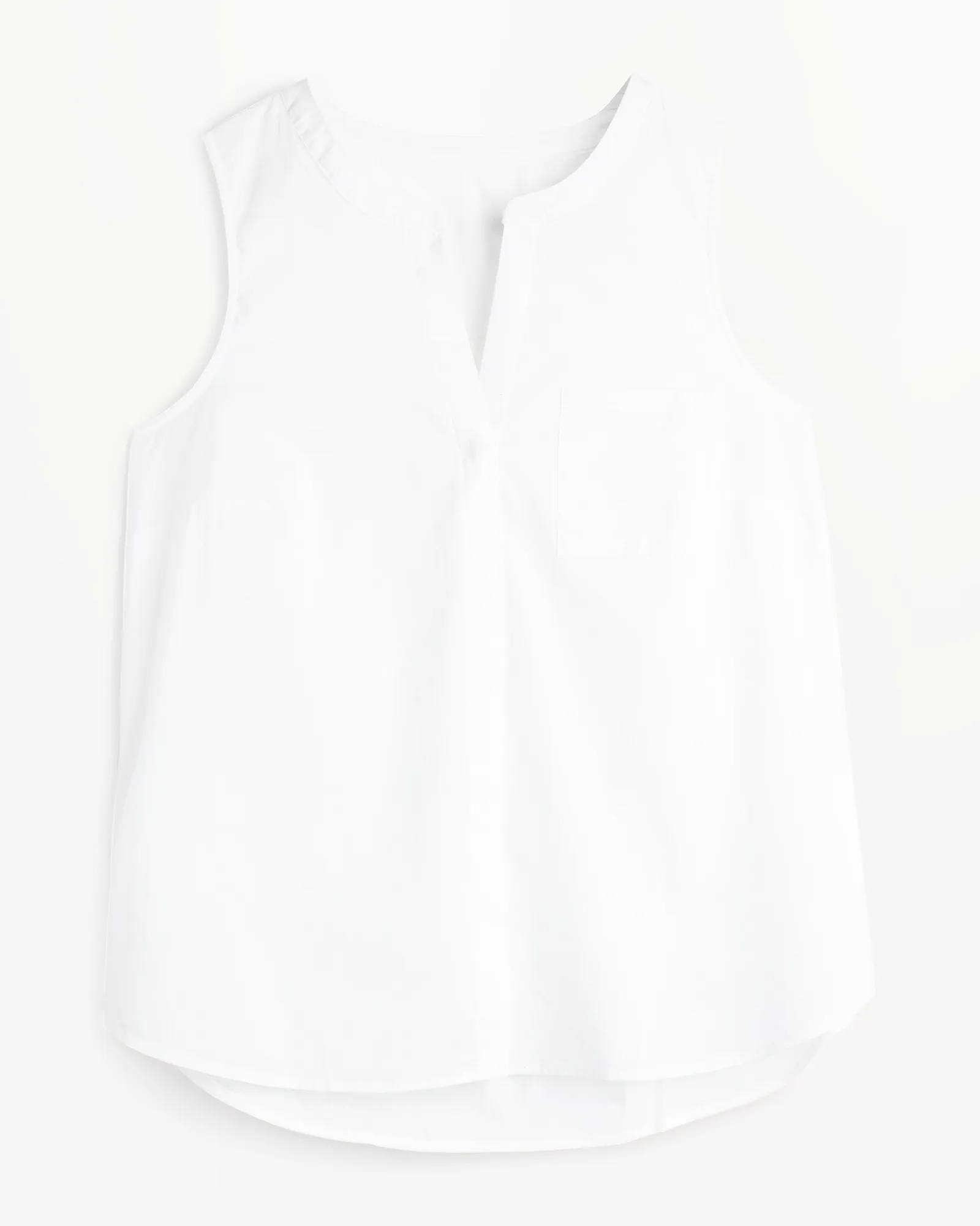 Ezra Sleeveless Blouse | White