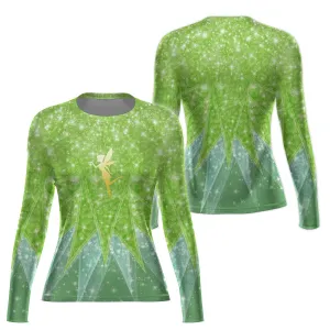 Fairy Tinker Bell Women's Long Sleeve Rash Guard