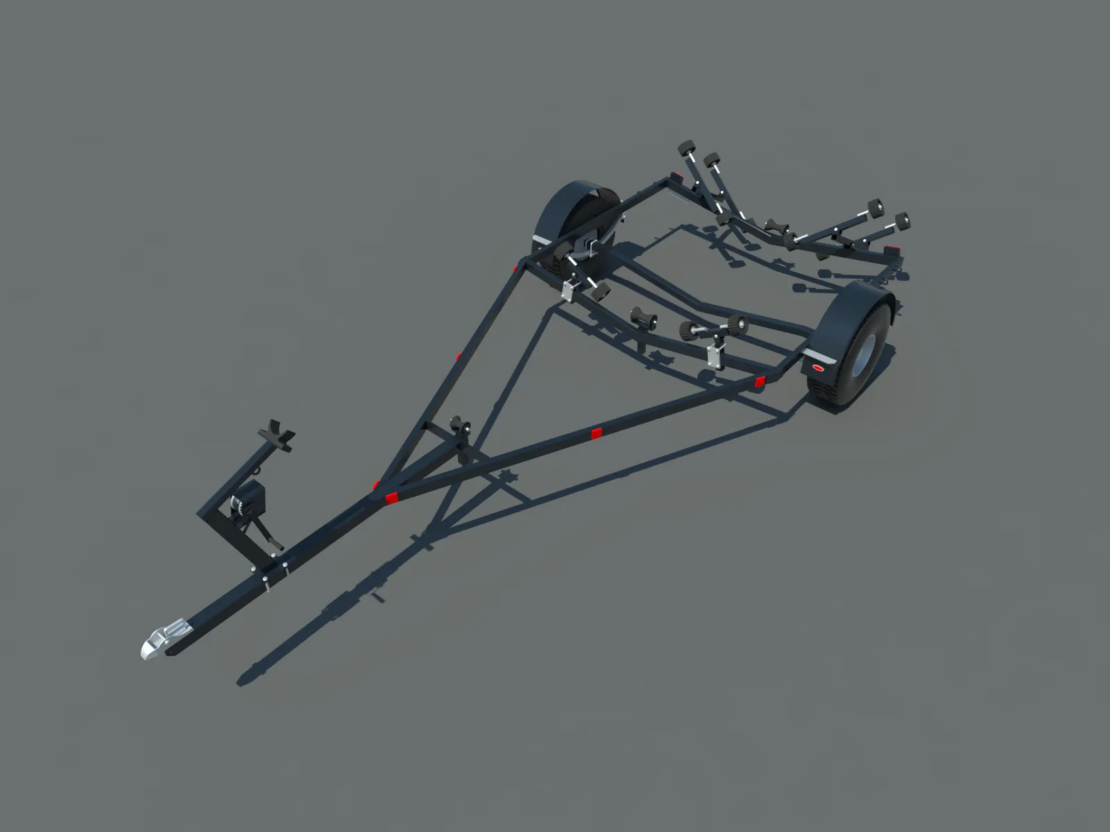 Free Boat Trailer Plans DIY Canoe Transport Carrier RV Camper Part 15' Build Your Own