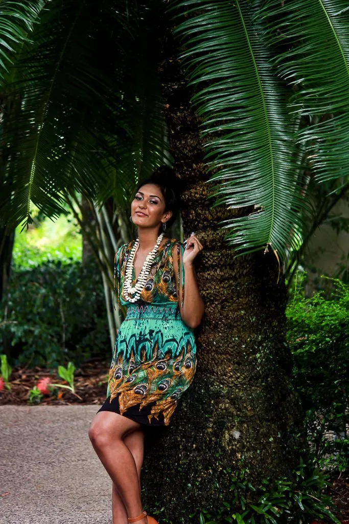 Gem Short Dress - Peacock Green