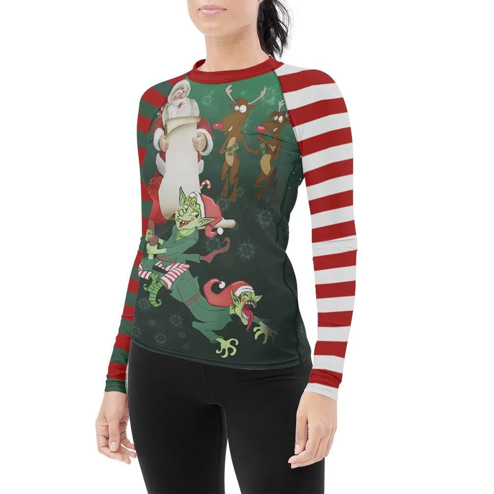 Goblin Wrestling Women's Long Sleeve Rash Guard