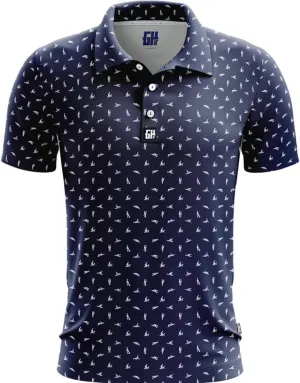 Greater Half - Men's Sex Ed Polo Golf Shirt, UPF 45  Sun Protective, 4-Way Stretch, Stay-Right Collar, Superior Breathability