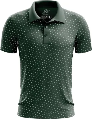 Greater Half - Men's Sex Ed Polo Golf Shirt, UPF 45  Sun Protective, 4-Way Stretch, Stay-Right Collar, Superior Breathability