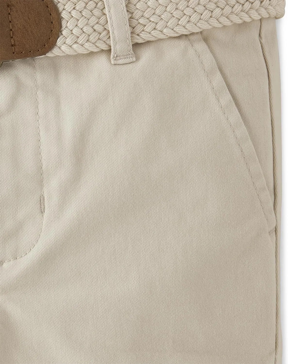 Gymboree Boys' and Toddler Belted Chino Shorts